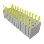 Conn Bottom Mount Socket Strip SKT 28 POS 2.54mm Solder ST Bottom Entry Thru-Hole Bulk