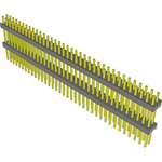 Conn Board Stacker HDR 72 POS 2.54mm Solder ST Top Entry Thru-Hole Bulk