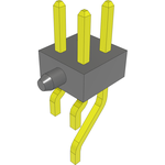 Conn Unshrouded Header HDR 4 POS 2mm Solder RA Side Entry SMD T/R