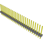 Conn Unshrouded Header HDR 26 POS 2.54mm Solder ST Top Entry Thru-Hole Bulk