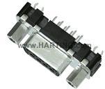 HARTING-09662116503 Conector D-subminiatura Conn D-Sub F 15 POS 1.37mm Solder ST Thru-Hole 15 Terminal 1 Port