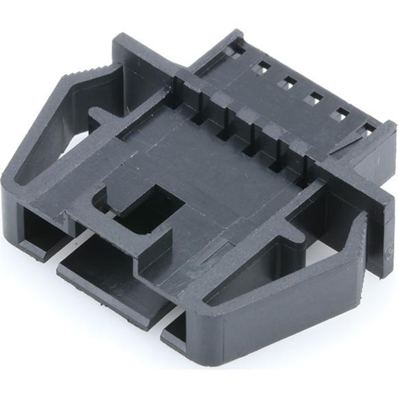 Molex-70107-0040 Connector Discrete Wire Housing Conn Housing PL 6 POS 2.54mm Crimp ST Panel Mount Black SL™ Bag