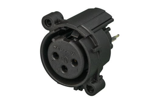 Neutrik Group-NC3FAV-0 Steckverbinder für Audio und Video Conn XLR Connector F 3 POS Solder ST Thru-Hole 3 Terminal 1 Port