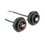 Cable Assembly PVC 0.12m USB Type B to Wire to Board 5 POS F-F Bulk