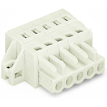 WAGO-721-107/031-000 Steckverbinder, Klemmenblöcke Conn PC Terminal Block F 7 POS 5mm Spring Clamp Cable Mount 15A Box