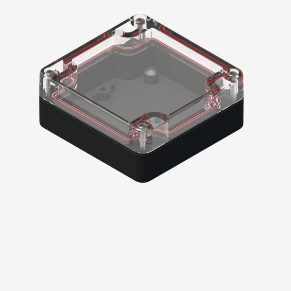 Serpac Electronic Enclosures-RB33P06C08B Black/Clear Polycarbonate Wall Mount Watertight Enclosure <h4><strong>CALIFORNIA PROPOSITION</strong> ⚠️<strong>65 WARNING</strong>⚠️</h4>