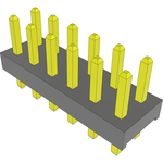 Conn Unshrouded Header HDR 12 POS 2mm Solder ST Top Entry Thru-Hole Bulk