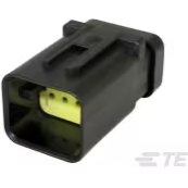 TE Connectivity-776538-3 分立接线罩连接器 Conn Housing RCP 8 POS 4.5mm Crimp ST Cable Mount Black Bag