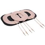 Wireless Charging Coil Transmitter 9.8uH/10.2uH 10% 100KHz 7A 0.08OhmDCR 100Q-Factor Through Hole