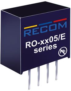 RECOM Power GmbH-RO0505S/EHP DC to DC Converter and Switching Regulator Module Module DC-DC 5VIN 1-OUT 5V 0.2A 1W 4-Pin SIP Module Tube