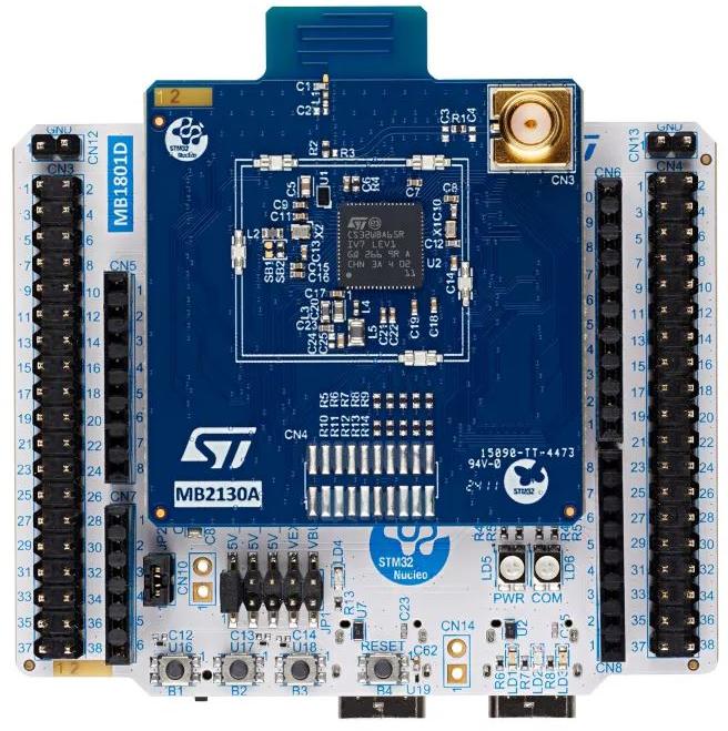STMicroelectronics-NUCLEO-WBA65RI Cartes et kits de développement RF/sans fil STM32WBA65RI Combo Wireless Module Development Board