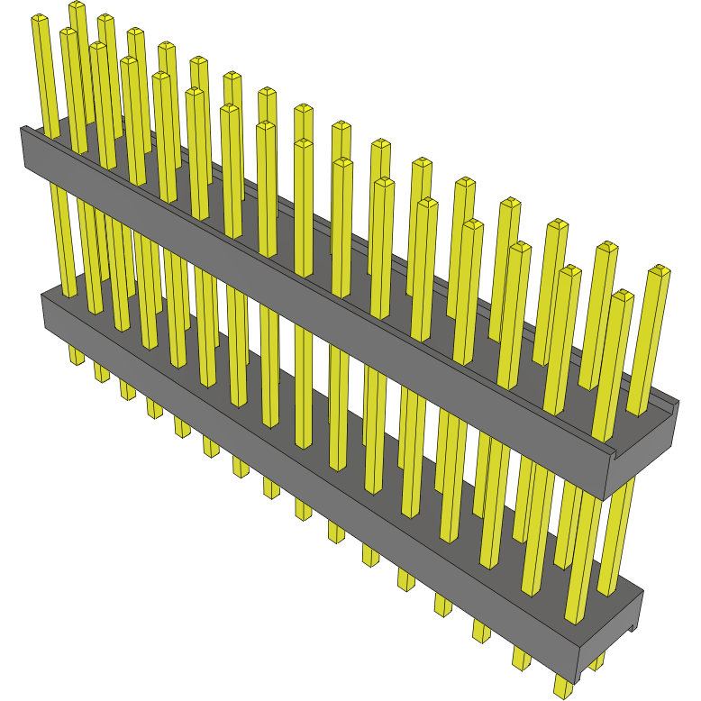 Samtec-DW-16-11-L-D-550 Steckverbinderleisten und Leiterplattenbuchsen Conn Board Stacker HDR 32 POS 2.54mm Solder ST Top Entry Thru-Hole Bulk