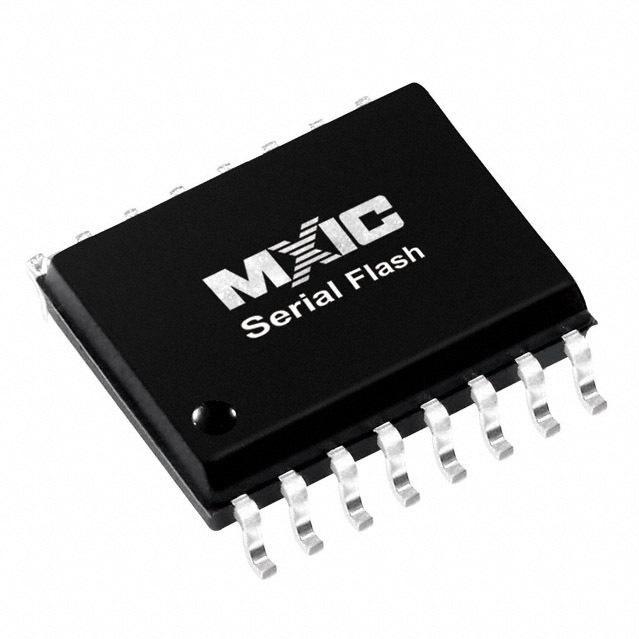 Macronix International-MX25U25635FMI-10G Flash NOR Flash Serial (SPI, Dual SPI, Quad SPI) 1.8V 256M-bit 256M/128M/64M x 1/2-bit/4-bit 8ns 16-Pin SOP W