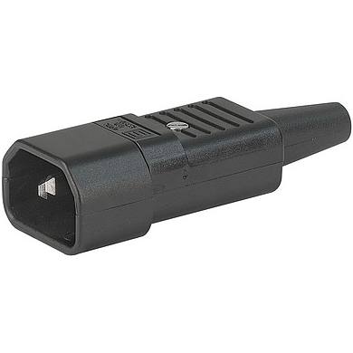 SCHURTER-4735.0000 Potencia del conector Conn Power PL 3 POS Screw ST Cable Mount 3 Terminal 1 Port Box