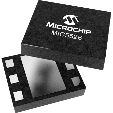 Microchip Technology-MIC5528-2.8YMX-TR Linear Regulators LDO Regulator Pos 2.8V 0.5A 6-Pin X2-DFN EP T/R