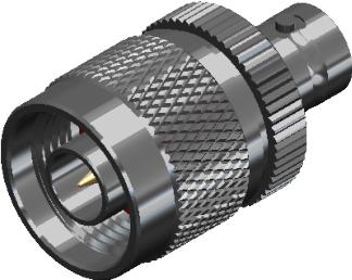 Cal Test Electronics-CT3346A Raccordement FR Conn BNC-Type N Adapter 0Hz to 4GHz 50Ohm ST F/M Gold