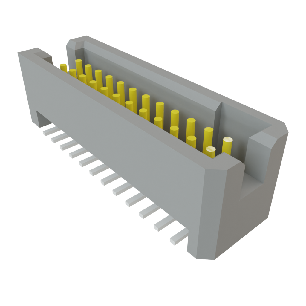Samtec-TFM-112-02-L-D Piastre connettori e prese PCB Conn Shrouded Header (4 Sides) HDR 24 POS 1.27mm Solder ST Top Entry SMD TIGER EYE™ Tube