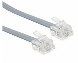 Assmann WSW components, Inc-AT-S-26-6/4/S-7 Assemblaggio cavo Altro Cable Assembly Modular UTP 2.13m 26AWG RJ-11 to RJ-11 4 to 4 POS M-M Bag