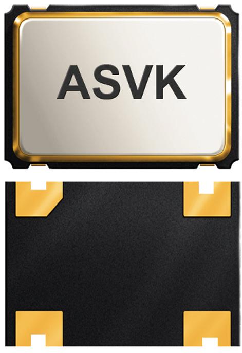 Abracon-ASVK-32.768KHZ-LJ-T 表面贴装晶体振荡器 Oscillator XO 0.032768MHz ±20ppm 15pF HCMOS 60% 3.3V 4-Pin CSMD T/R