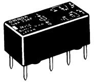 Omron-G6A-234P-ST-US DC12 Signal Relays Signal Relay 12VDC 2A DPDT( (20.2mm 10.1mm 8.4mm)) THT