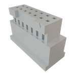2.00 mm Tiger Eye Discrete Wire Socket Housing