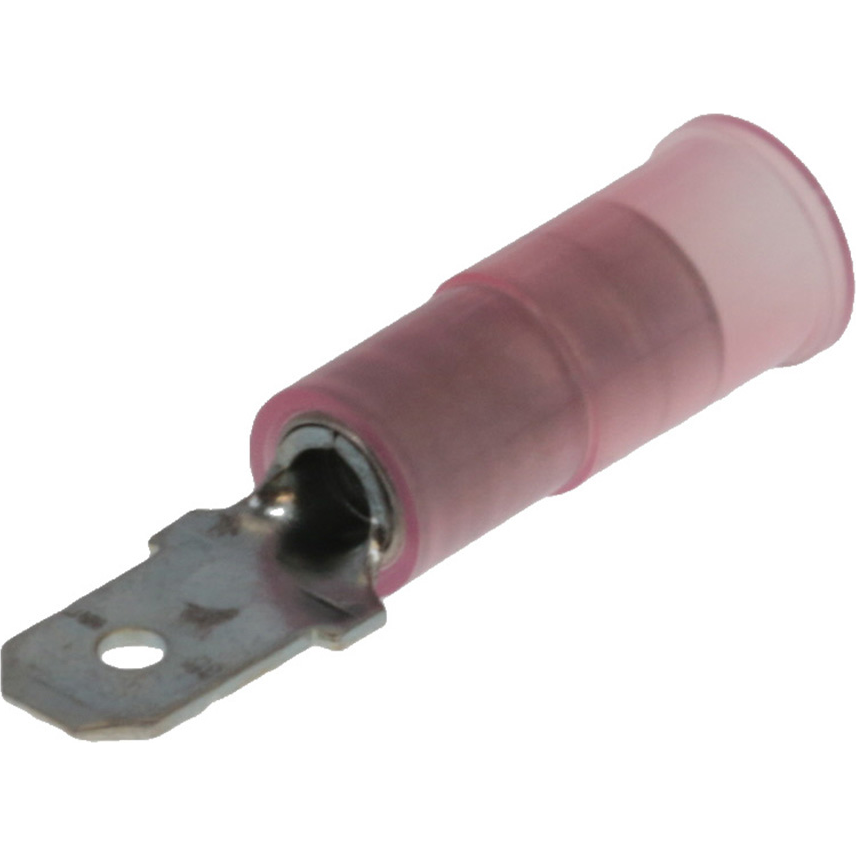 Molex-190250003 Steckverbinderanschlüsse Quick Disconnect Terminal 18-22AWG Brass Red M 20.83mm Zinc Chromate Avikrimp™ T/R