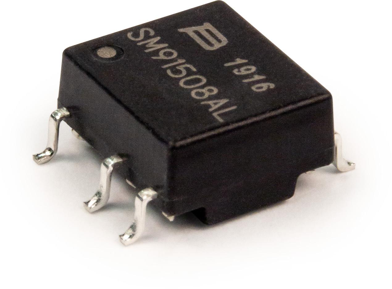 Bourns-SM91508AL-E Transformateur télécom Telecom Transformer 1:1 0.8Ohm Prim. DCR 1Ohm Sec. DCR 6 Terminal Gull Wing SMD Automotive AEC-Q200