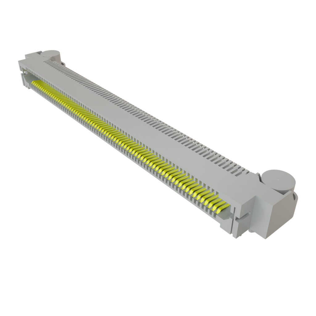 Samtec-ERF8-075-01-L-D-RA-EGP-TR Steckverbinderleisten und Leiterplattenbuchsen Conn Micro High Speed Socket Strip SKT 150 POS 0.8mm Solder RA Side Entry SMD Edge Rate® T/R