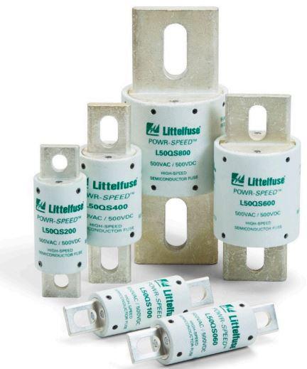 Littelfuse-L50QS060.T Fusibles Fuse HRC 60A 500V Bolt Down Tap 25.4 X 53.98mm Melamine Box CE