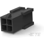 Conn Housing PL 4 POS 3mm Crimp ST Cable Mount Black Bag