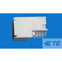 TE Connectivity-120943-5 Steckverbinder, Mutterplatine Conn Hard Metric F 7 POS 3mm Press Fit RA Thru-Hole Box