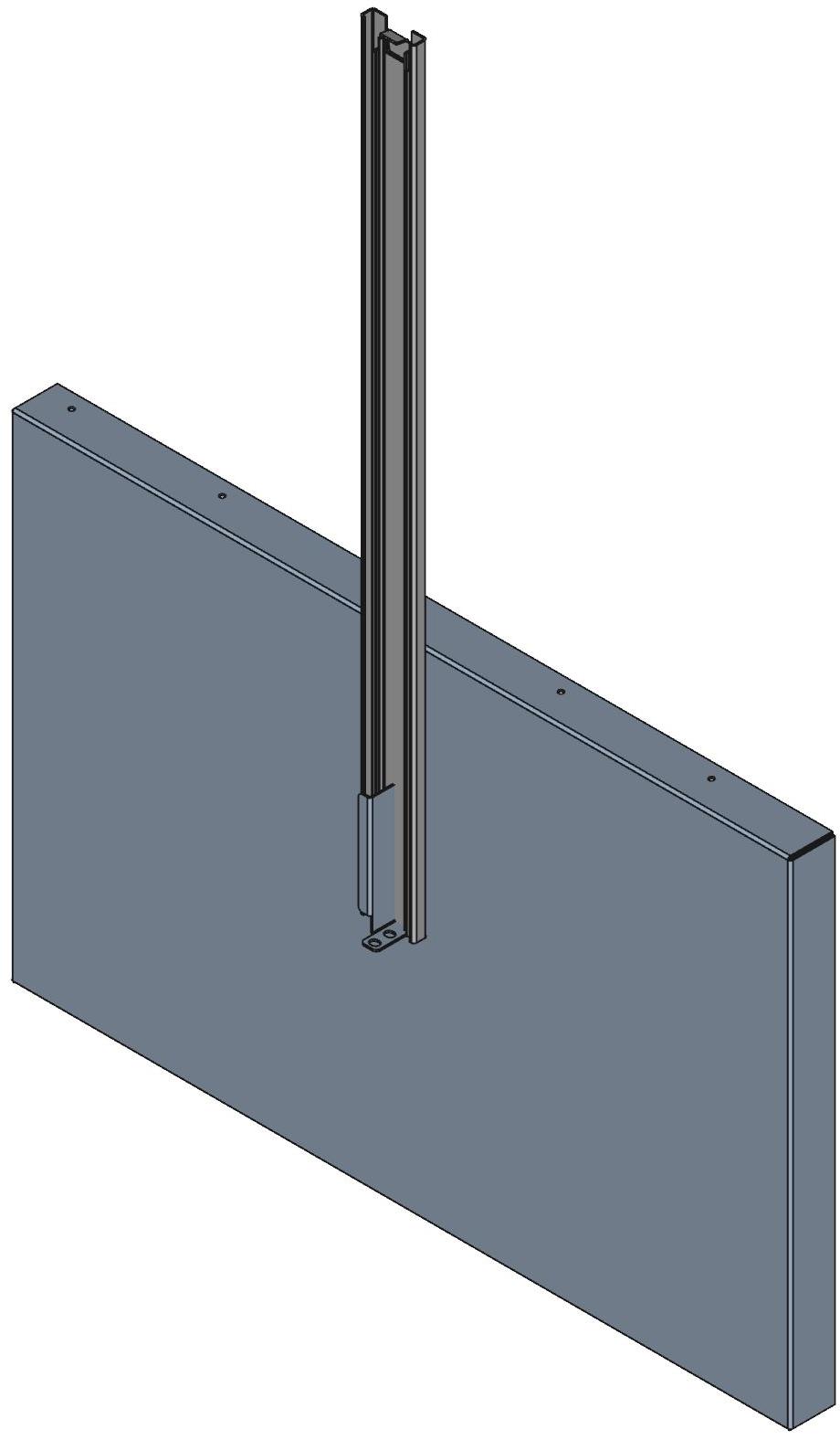 Hammond Manufacturing-RSUS1926BK1 null Four Post Mounting Sliding Shelf, Steel, Black Color