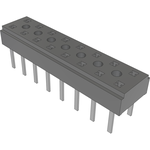 Conn Socket Strip SKT 16 POS 2mm Solder ST Top Entry Thru-Hole TIGER CLAW™ Tube