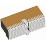 Millipacs®, Back Plane Connectors, 2mm Hard Metric Backplane Interconnection System, Type D Shield