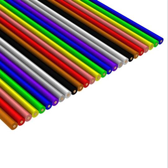 CnC Tech, LLC-304-28-26-MC-0250F Cavo piatto Flat Ribbon Cable Polyvinyl Chloride 26Conductors 28AWG 300V 76.2m Reel