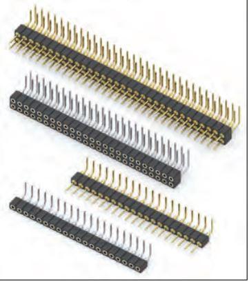 Mill-Max-833-43-002-20-001000 Steckverbinderleisten und Leiterplattenbuchsen Conn Socket Strip SKT 2 POS Solder RA Thru-Hole