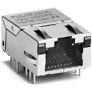 Pulse Electronics Corporation-J0G-0007NL Steckverbinder, Telefon und Telekommunikation Conn RJ-45 F 8 POS 2.03mm Solder RA Thru-Hole 11 Terminal 1 Port