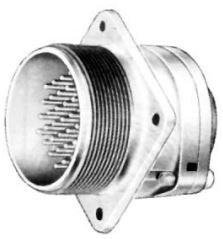 Amphenol-MS3100R14S-1P Steckverbinder, rund Conn Circular PIN 3 POS Solder Cup ST Wall Mount 3 Terminal 1 Port