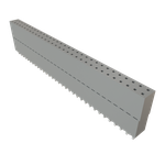 Conn Elevated Socket SKT 64 POS 2.54mm Solder ST Top Entry Thru-Hole Tube