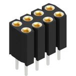 Conn Socket Strip SKT 8 POS 2.54mm Solder ST Thru-Hole