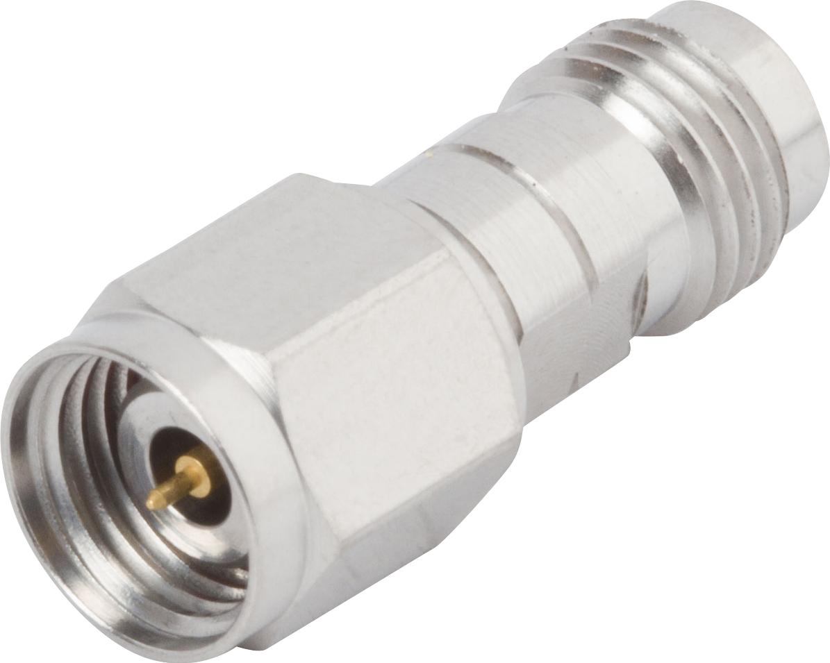 Amphenol SV Microwave-SF1116-6040 RF-Steckverbinder Conn 2.4mm Adapter 0Hz to 50GHz 50Ohm ST PL/RCP Gold Over Nickel Tray