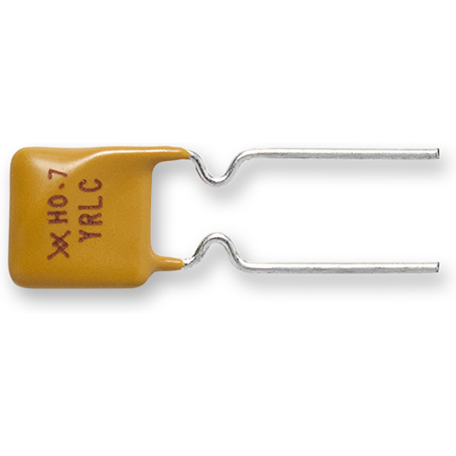 Littelfuse-RF3299-000 Fusibile resettabile PTC PTC Resettable Fuse 0.7A(hold) 1.4A(trip) 30V 40A 1.4W 3.2s 0.3Ohm Radial 6.9 X 3mm Ammo