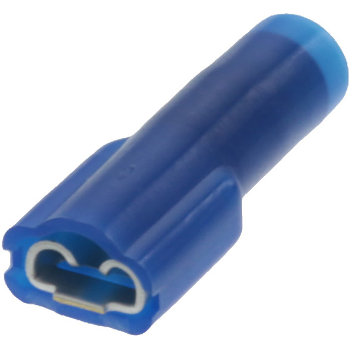 Molex-190020032 Terminali connettore Quick Disconnect Terminal 14-16AWG Brass Blue F 20.3mm Electro Tin Avikrimp T/R