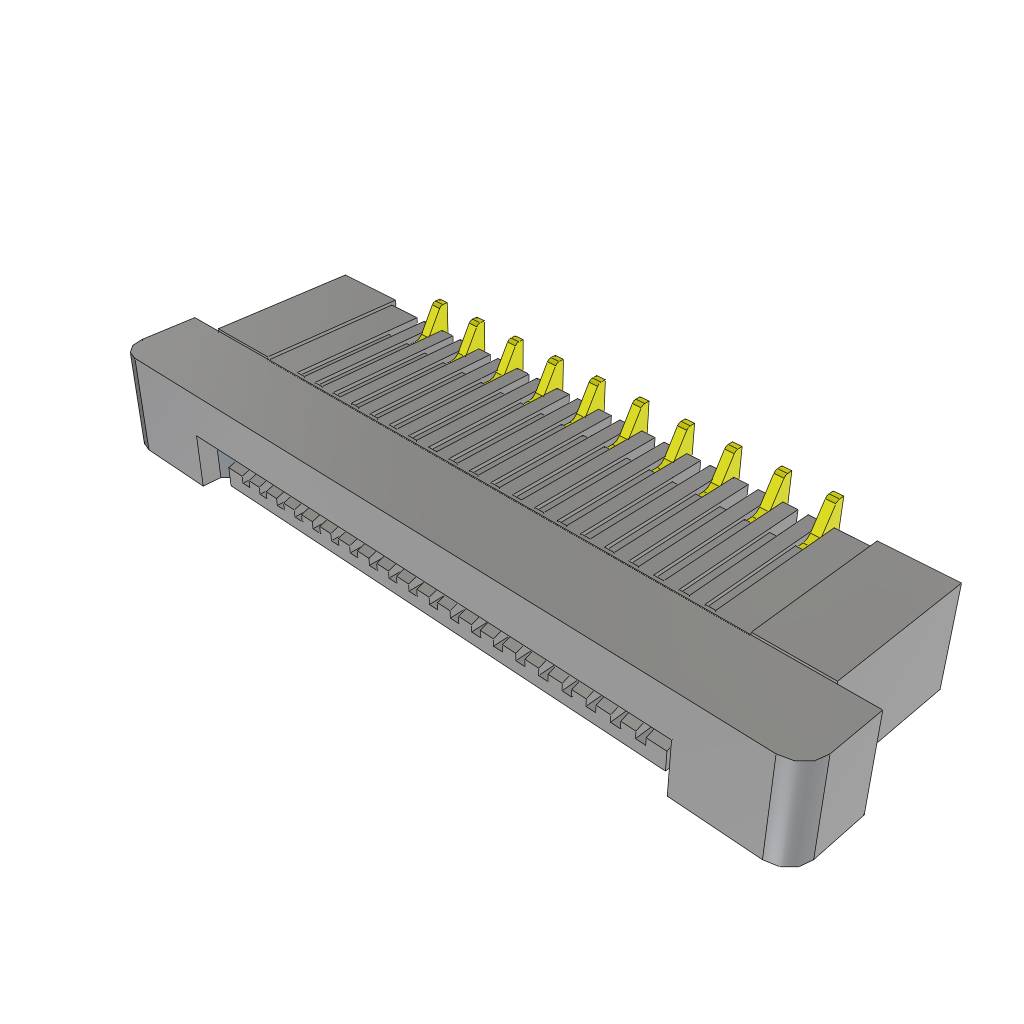 Samtec-ZF5S-20-03-T-WT Steckverbinder, FFC-FPC Conn FFC Connector SKT 20 POS 0.5mm Solder ST SMD Tube