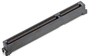 Amphenol Communications Solutions-SE1008023111111 Steckverbinder, Kartenrand Slim Cool Edge 0.65mm, Surface mount, 80 signal pins, Vertical