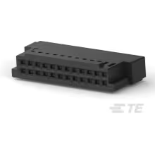 TE Connectivity-1-88179-4 Carcaza de cables discretos de conector Conn Housing RCP 24 POS 2.54mm Crimp ST Cable Mount Black Package