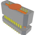 Conn Micro High Speed Terminal Strip HDR 40 POS 0.5mm Solder ST Top Entry SMD Tray