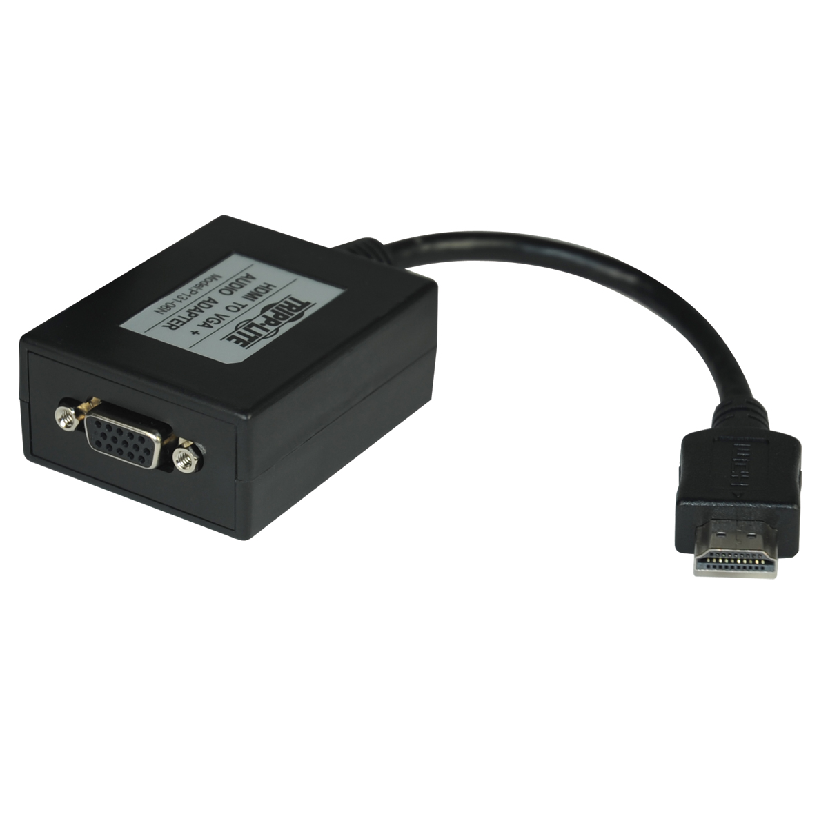 Eaton (formerly TrippLite)-P131-06N Schnittstellenmodule HDMI to VGA With Audio Converter, Adapter For Ultra book/Laptop/Desktop PC - 1920x1200/1080P