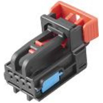 Conn Housing F 4 POS Crimp ST Cable Mount Black