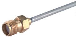 HUBER+SUHNER-21_SMA-50-2-15/111_NE RF-Steckverbinder Conn SMA 0Hz to 18GHz 50Ohm Solder ST Cable Mount RCP Gold Over Nickel Single